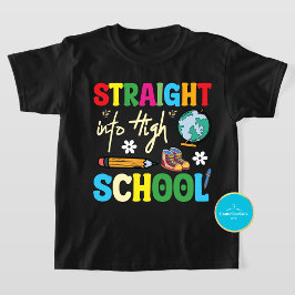 Rechtstreeks naar school t-shirt