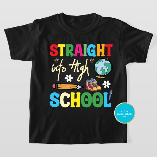 Rechtstreeks naar school t-shirt