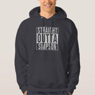 Rechtstreeks Outta Simpson Hoodie
