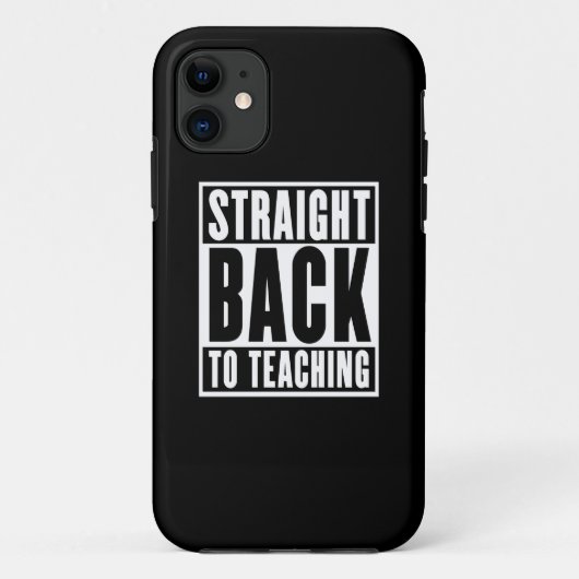 Rechtstreeks Terug naar Teaching Case-Mate iPhone Case (Achterkant)