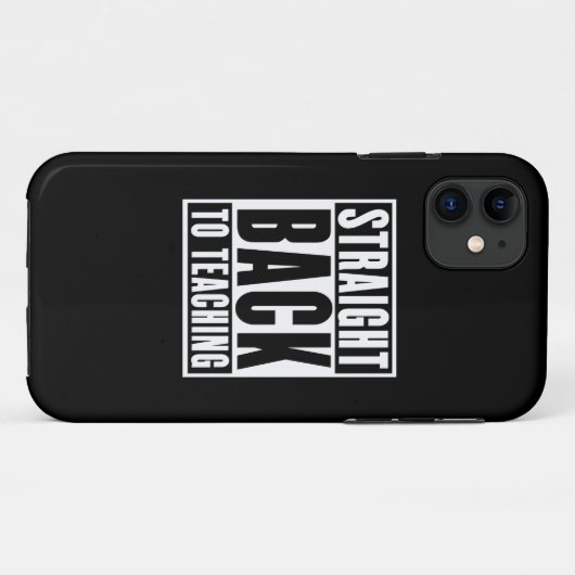Rechtstreeks Terug naar Teaching Case-Mate iPhone Case (Achterkant (horizontaal))