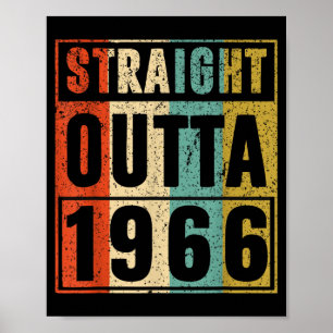 Rechtstreeks uit 1966 Klassieke Geboorte van Verja Poster
