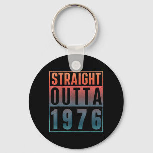 Rechtstreeks uit 1976 Geboorte van Verjaardags Kla Sleutelhanger