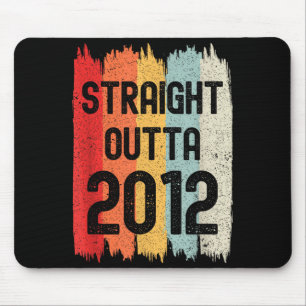 Rechtstreeks uit 2012 Funny Retro Verjaardag Gewel Muismat
