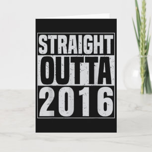 Rechtstreeks Uit 2016 Clic Jaar Vintage Geboorte V Kaart