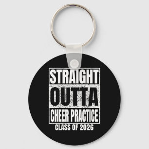 Rechtstreeks uit Cheer Practice Afgestudeerd Cl 20 Sleutelhanger