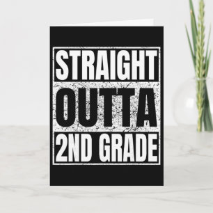 Rechtstreeks uit de 2e klas Grappige klas van 2026 Kaart