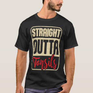 Rechtstreeks uit de amandelen Amandelen verwijder T-shirt