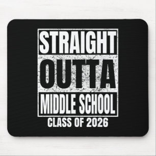 Rechtstreeks uit de middelbare school Cl van 2026 Muismat