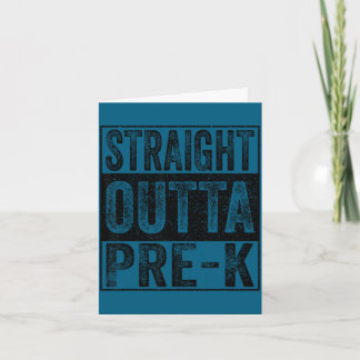Rechtstreeks uit de pre-k klas van 2026 afgestudee kaart