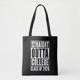Rechtstreeks uit de universiteit klas van 2026 draagtas