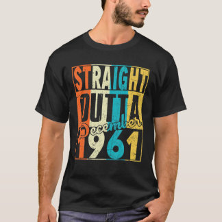 Rechtstreeks uit december 1961 T 60ste grappige ve T-shirt