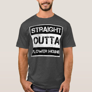 Rechtstreeks uit Flower Mound town Texas Vintage D T-shirt