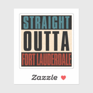 Rechtstreeks uit Fort Lauderdale Florida FL Sticker