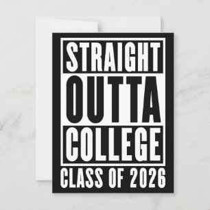 Rechtstreeks uit het College Klas van 2026 Briefkaart