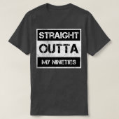 Rechtstreeks uit mijn negentiger jaren verdrietig t-shirt (Design voorkant)