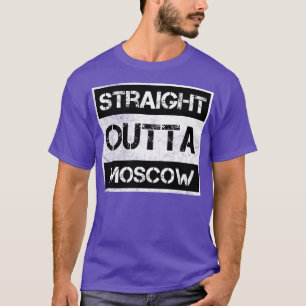 Rechtstreeks uit Moskou Rusland Vintage verontrust T-shirt