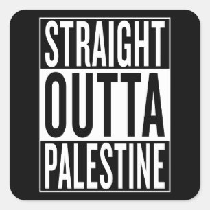 rechtstreeks uit Palestina Vierkante Sticker