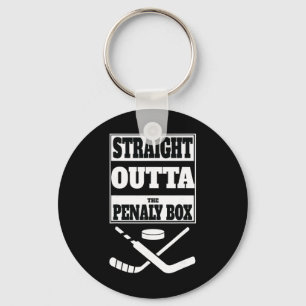 Rechtstreeks Uit Penalty Box T-shirt – Grappig IJs Sleutelhanger