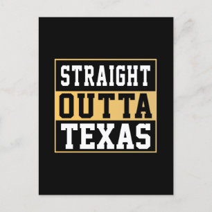 Rechtstreeks uit Texas Gold en White Briefkaart