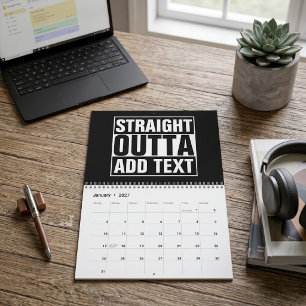 RECHTSTREEKS UIT - voeg je tekst hier toe/maak eig Kalender