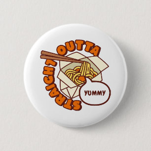 Rechtstreeks uit Yummy Ramen Noedels Ronde Button 5,7 Cm