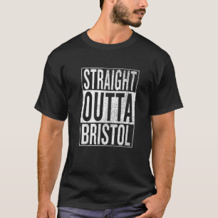 Rechtstreeks uitgeruste Bristol-reispas T-shirt