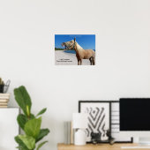 Rechtstreeks vanaf de mond van het paard 16 x 12 i poster (Thuiskantoor)
