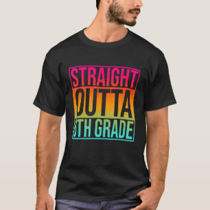 Rechtstreeks zes graden terug naar Schoo T-shirt
