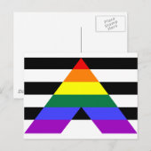 Rechtstreekse bondgenoten briefkaart (Voorkant / Achterkant)