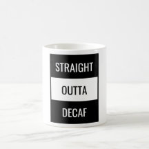 Rechtstreekse Mok voor decaf-koffie