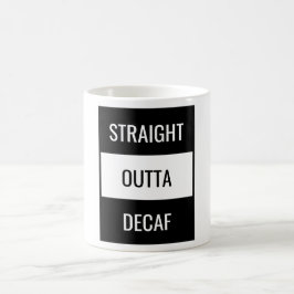 Rechtstreekse Mok voor decaf-koffie