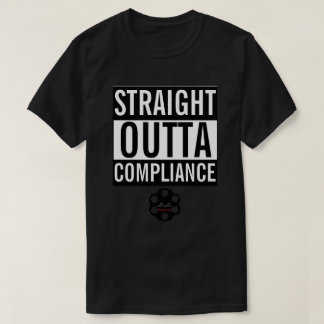 RECHTSTREEKSE NALEVING VAN UITSTAND T-SHIRT