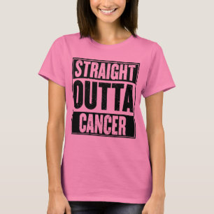 Rechtstreekse uitta kanker t-shirt