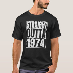 Rechtstreekse uitzending 1974 48e verjaardag Retro T-shirt