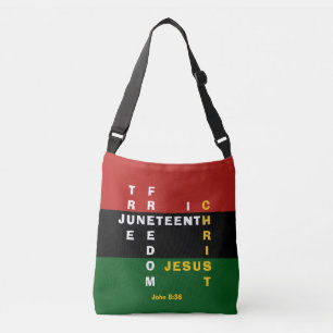 RECHTSTREEKSE VRIJHEID IN DE Christelijke ZESTIGST Crossbody Tas