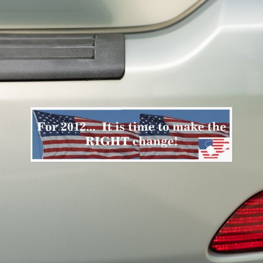 RECHTSwijziging 2012 Bumpersticker (Op auto)