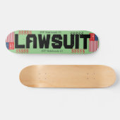 RECHTSZAAK Skateboard (Horizontaal)