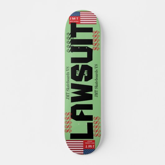 RECHTSZAAK Skateboard (Voorkant)