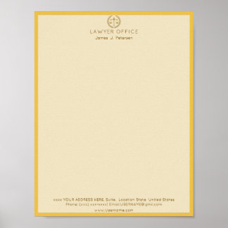 Rechtszaken Kantoor Benodigdheden Premium Juridisc Poster