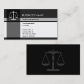 rechtvaardigheid visitekaartje (Voorkant / Achterkant)