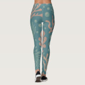 Récif de corail batik | Leggings à motif batik (Dos)