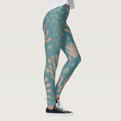 Récif de corail batik | Leggings à motif batik (Droite)