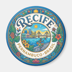 Recife Brazilië Magneet