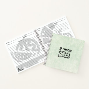 Recipe Book (21,6 x 21,6 cm) - Homemade Notitieboek