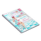 Recipe Book Retro Kitchen Baking and Cooking Notitieboek (Rechterzijde)
