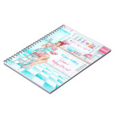 Recipe Book Retro Kitchen Baking and Cooking Notitieboek (Linkerzijde)