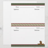 Recipe Book Stationery II (Voorkant / Achterkant)