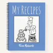 Recipe Book with Owner's Name Notitieboek (Voorkant)