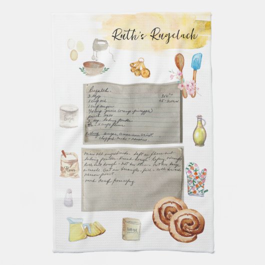 Recipe Heirloom Tea Towels Theedoek (Verticaal)